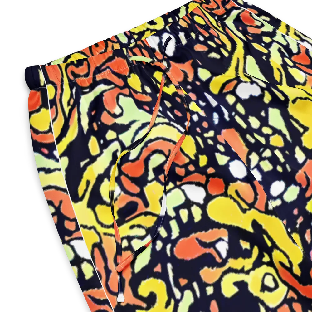 Neon Ink Safari on Women's Pajama Pants — Product details