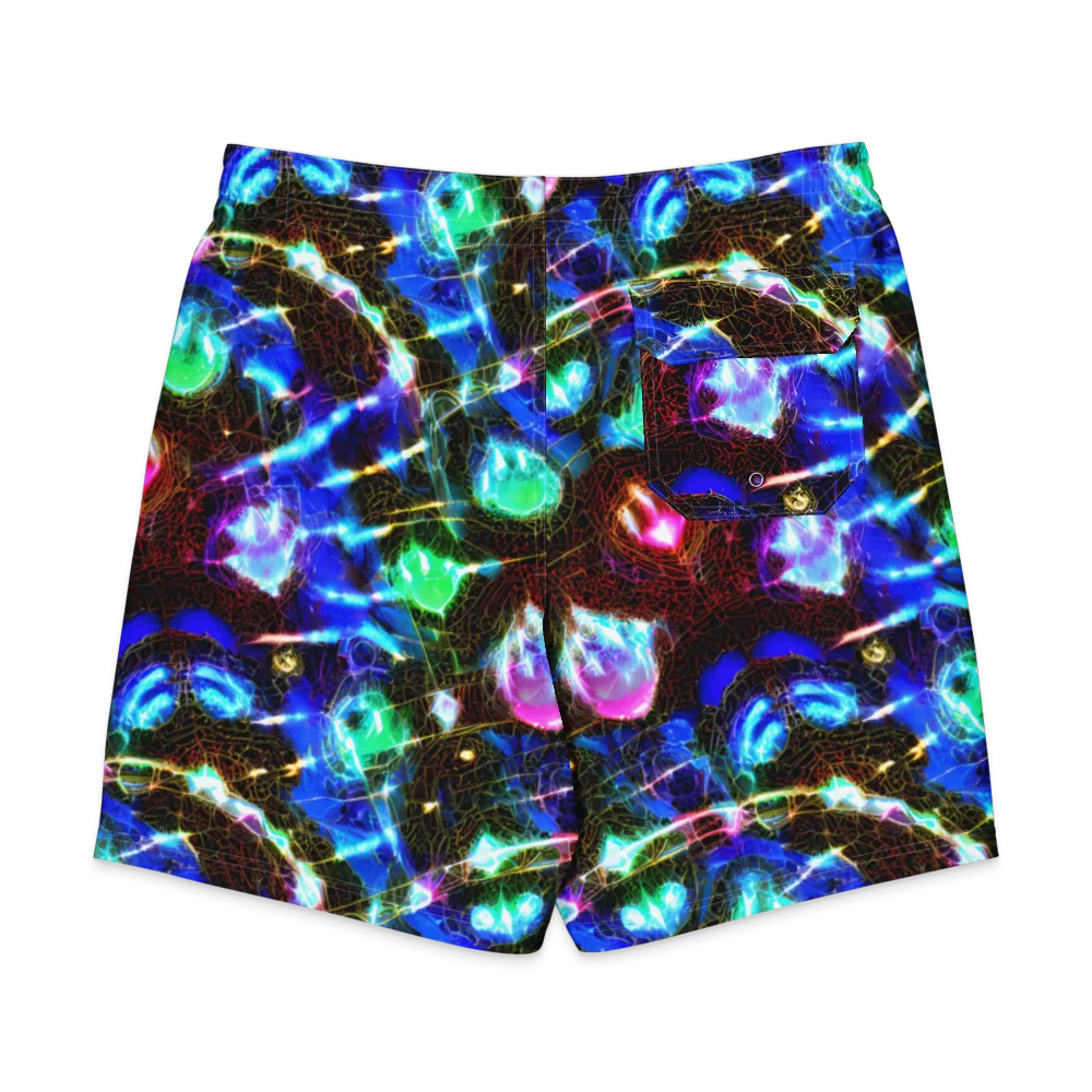Galactic Vein on Men's Board Shorts — Back