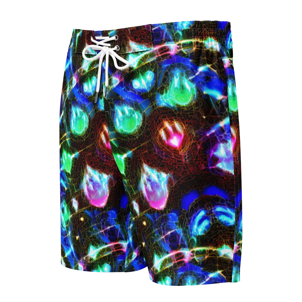 Galactic Vein on Men's Board Shorts — Front