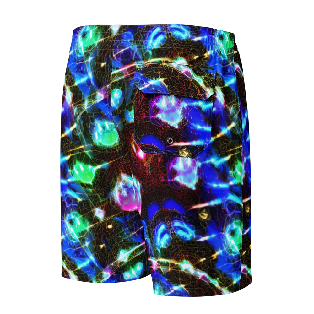 Galactic Vein on Men's Board Shorts — Back