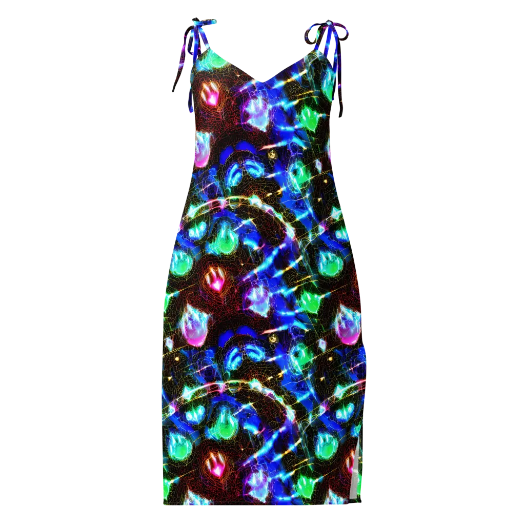 Galactic Vein on Slip Dress — Front
