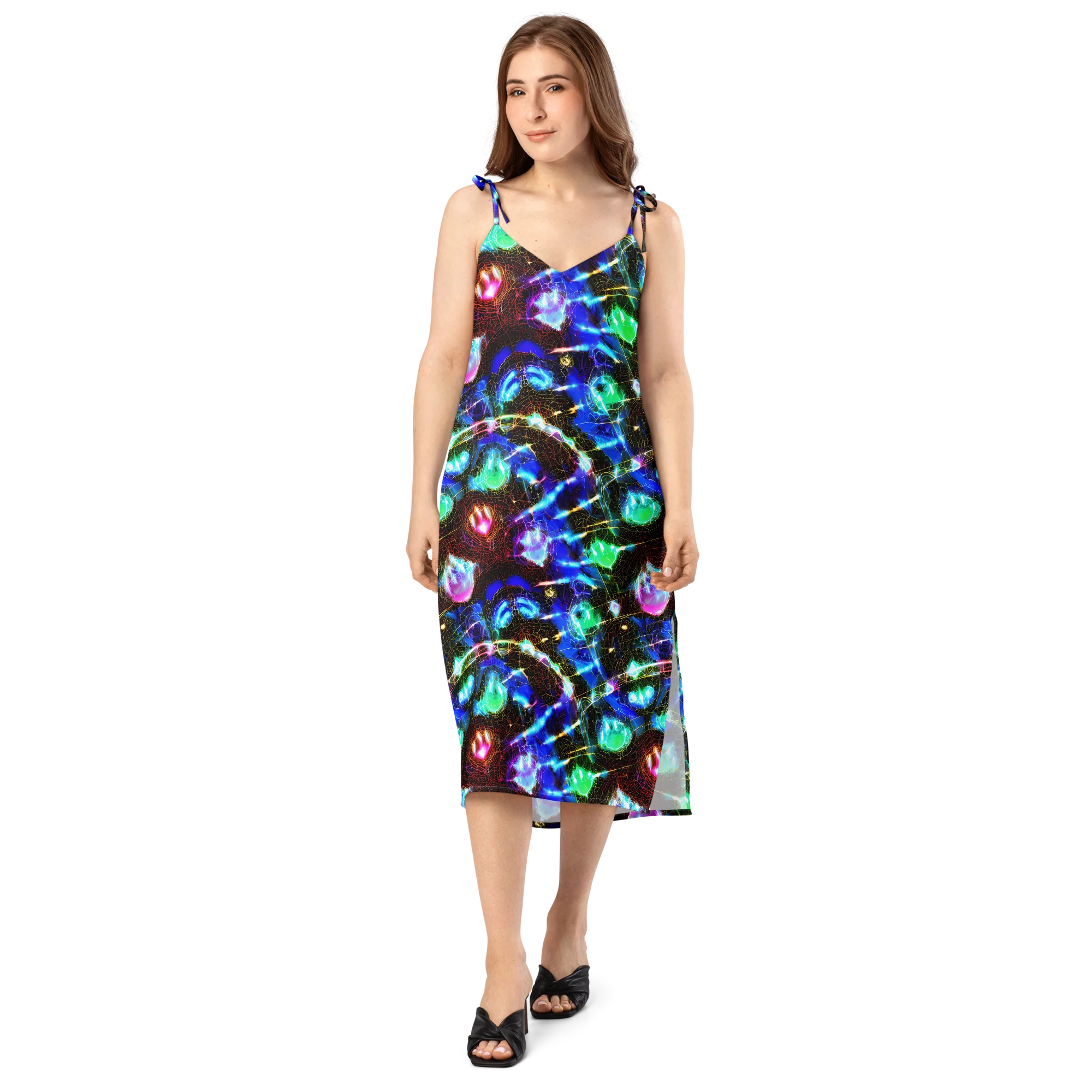 Galactic Vein on Slip Dress — Front