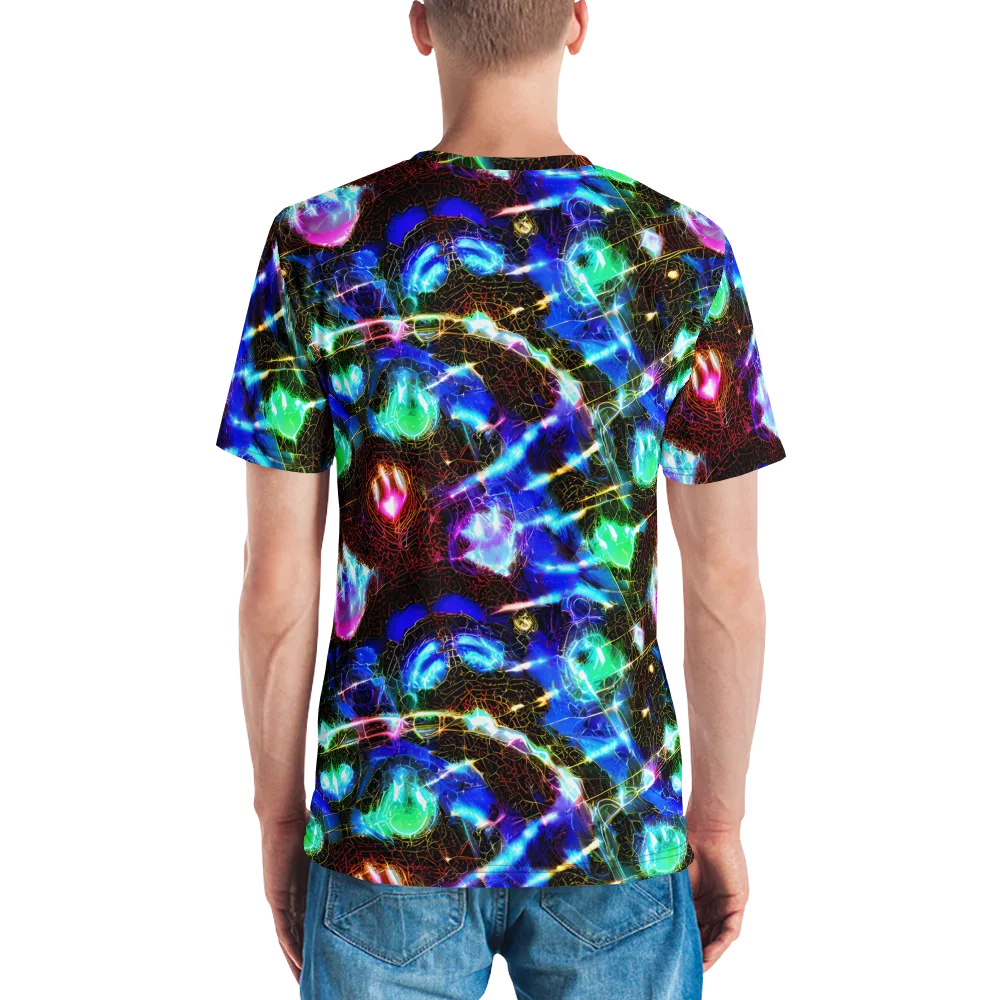 Galactic Vein on Men's Crew Neck T-Shirt — Back
