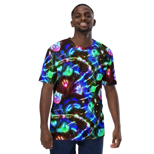 Galactic Vein on a Men's Crew Neck T-Shirt