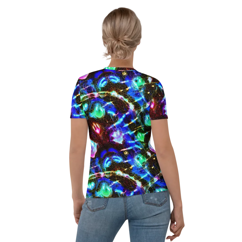 Galactic Vein on Women's Crew Neck T-Shirt — Back