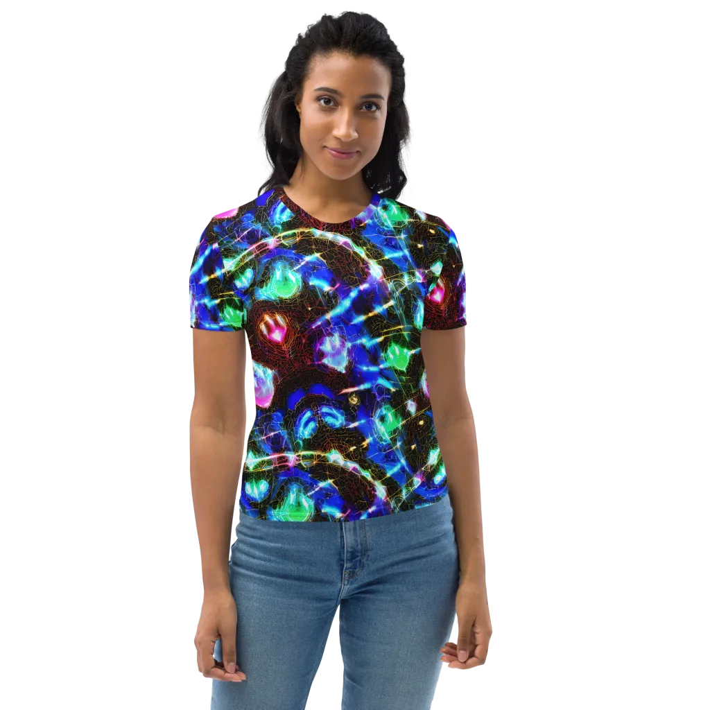 Galactic Vein on Women's Crew Neck T-Shirt — Front