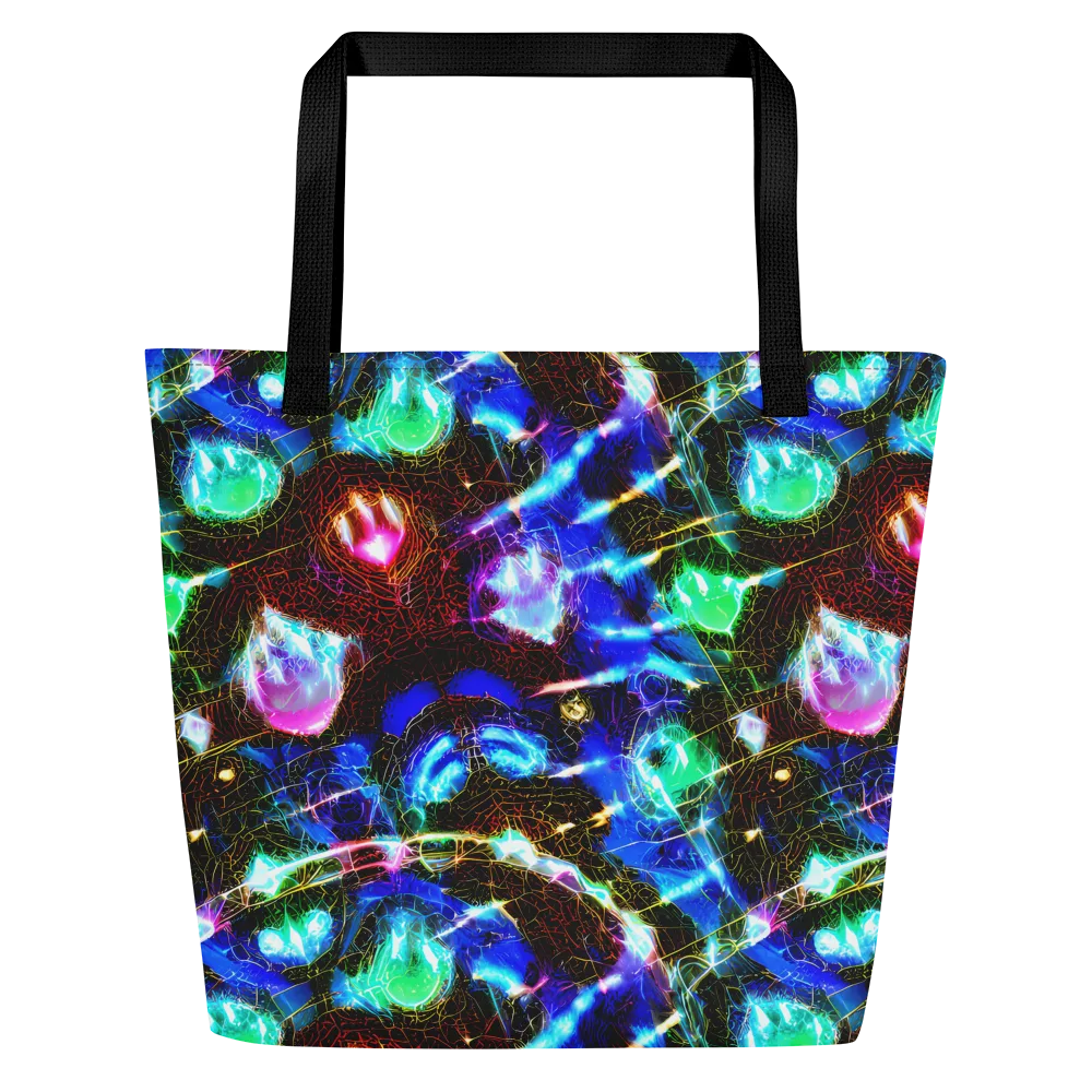 Galactic Vein on Large Tote Bag W/ Pocket — Front