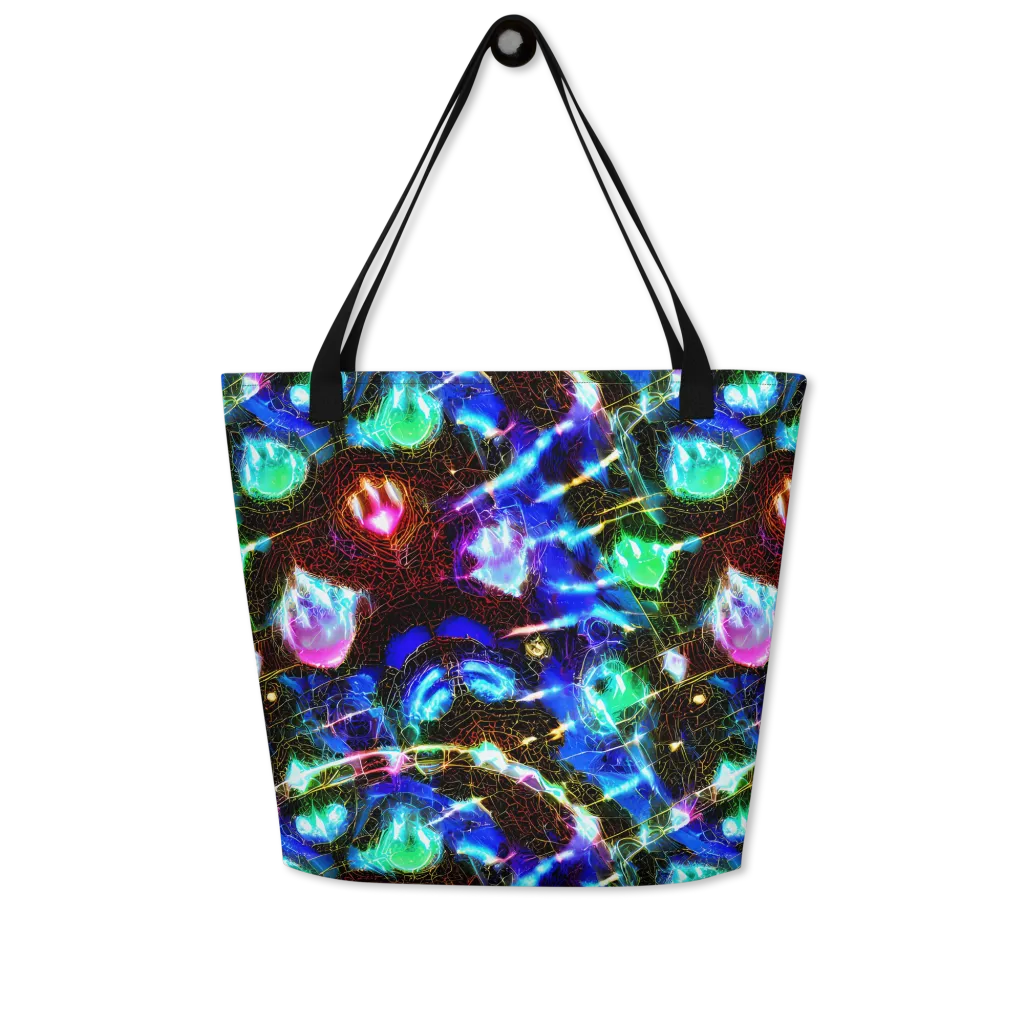 Galactic Vein on Large Tote Bag W/ Pocket — Front