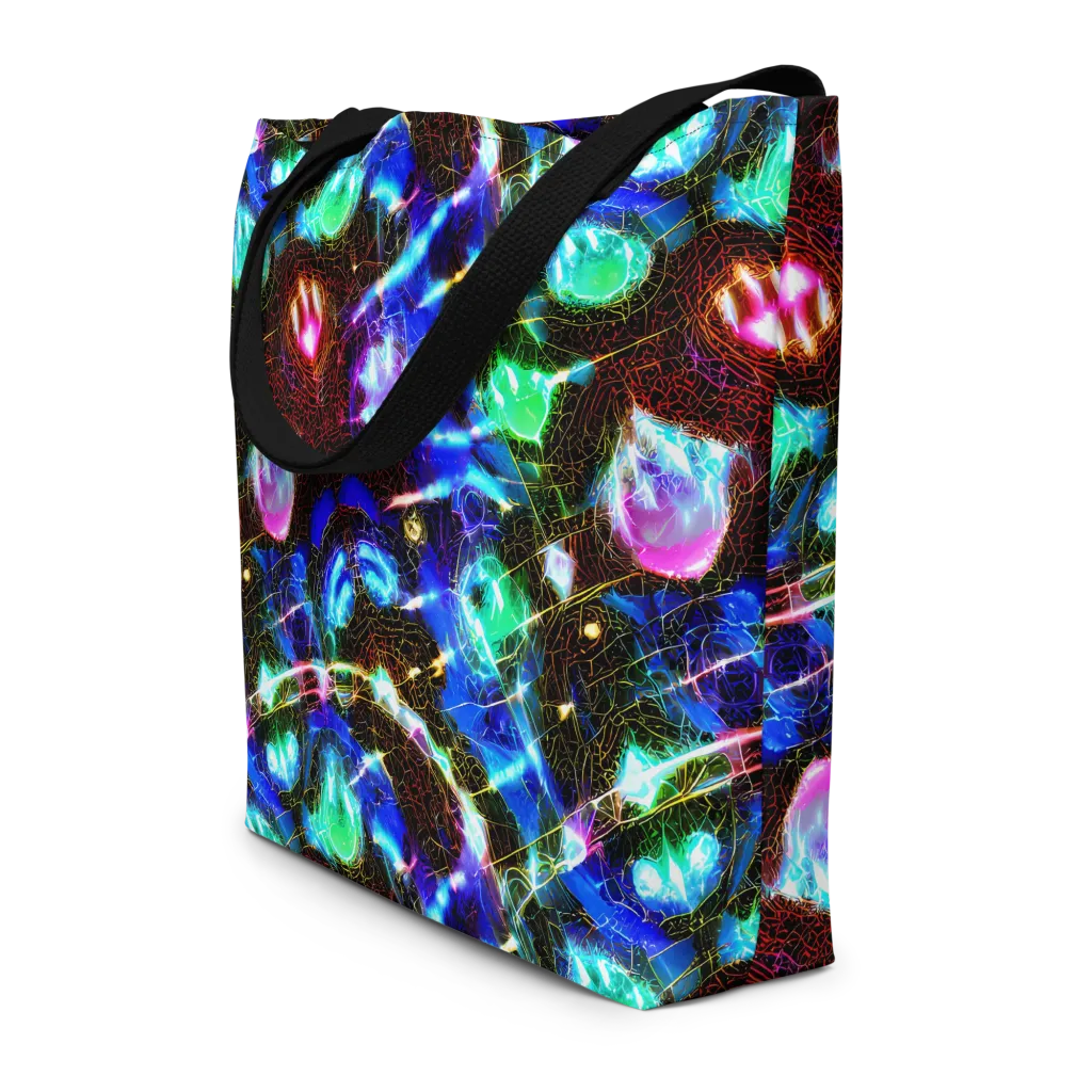 Galactic Vein on Large Tote Bag W/ Pocket — Front