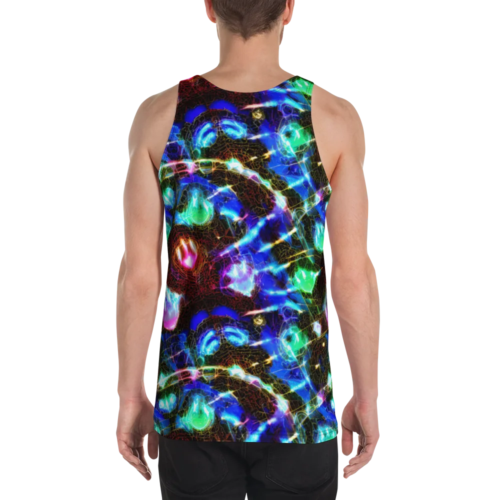 Galactic Vein on Men's Tank Top — Back