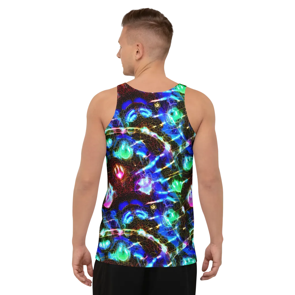 Galactic Vein on Men's Tank Top — Back