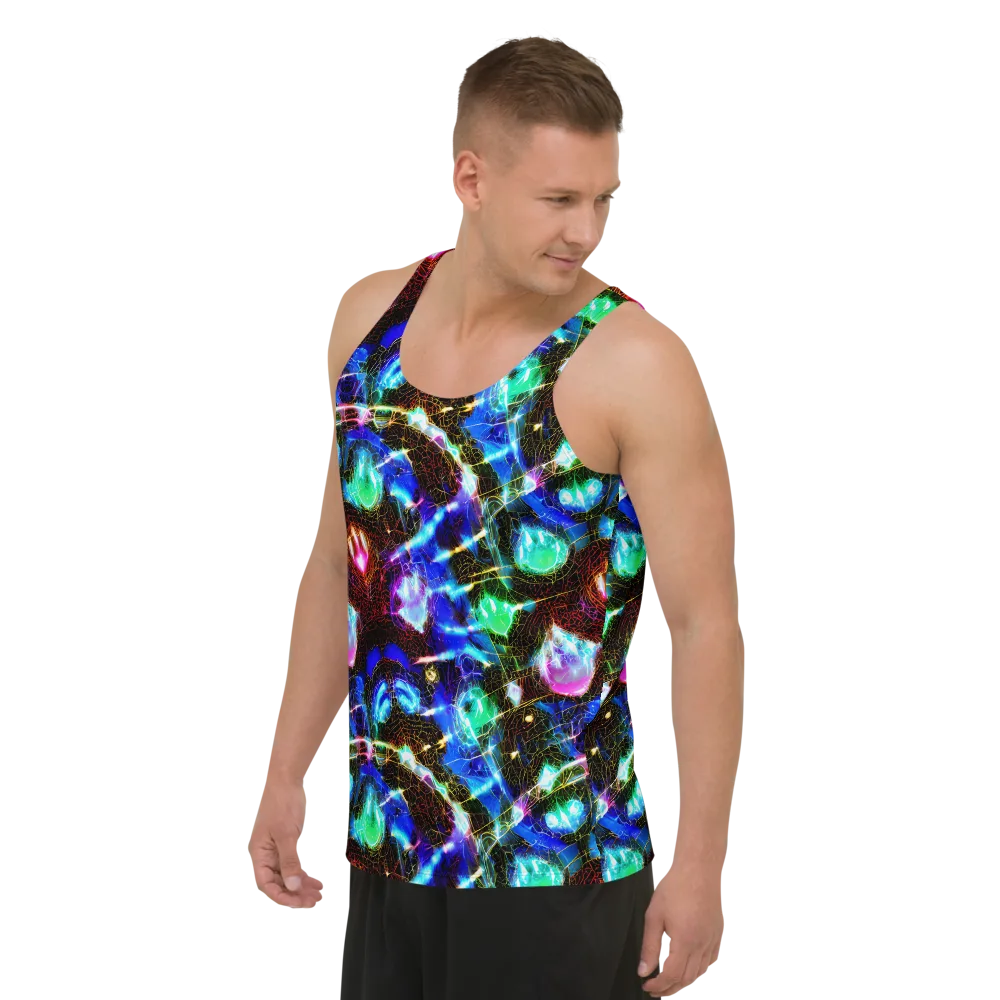 Galactic Vein on Men's Tank Top — Left Front