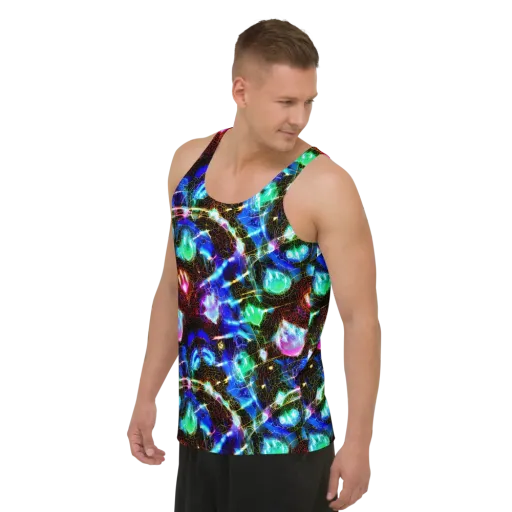 Galactic Vein on a Men's Tank Top