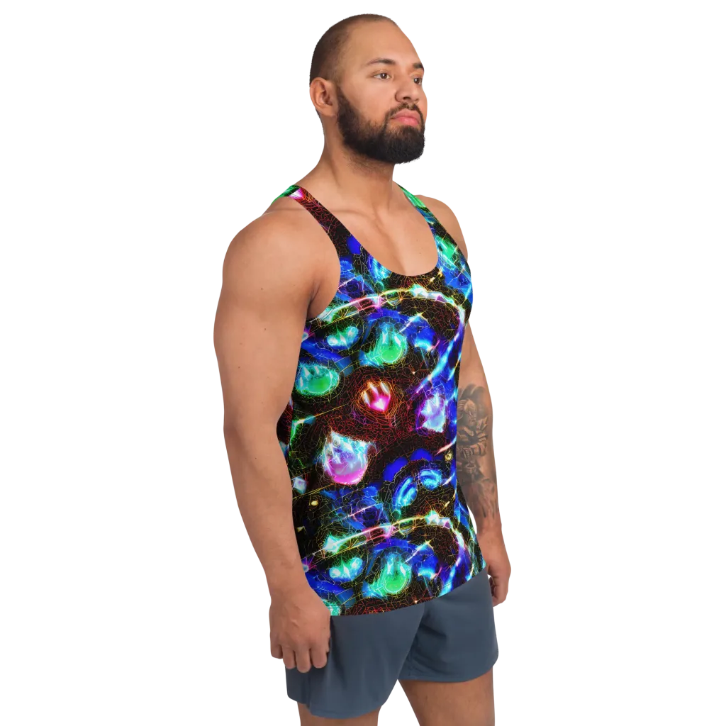 Galactic Vein on Men's Tank Top — Right Front