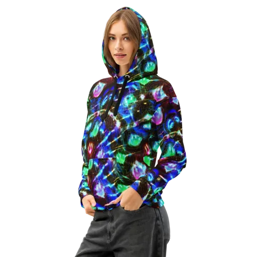 Galactic Vein on a Cotton Hoodie