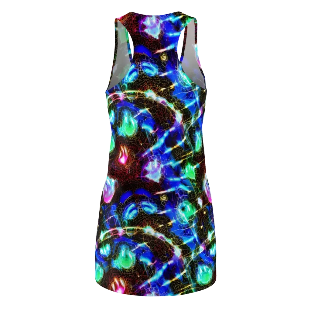 Galactic Vein on Racerback Dress — Back
