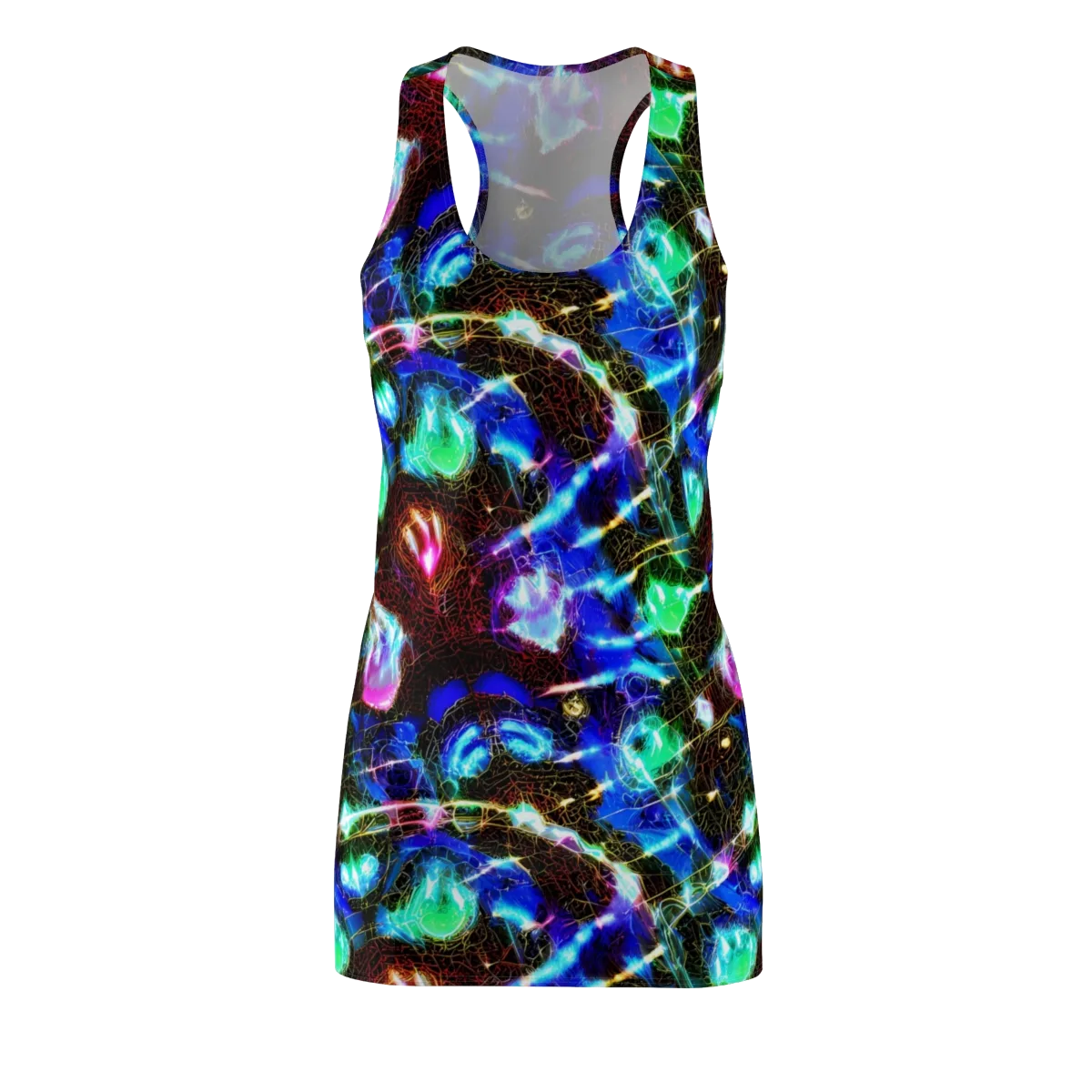 Galactic Vein on Racerback Dress — Front