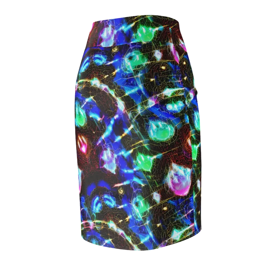 Galactic Vein on Pencil Skirt — Back Side