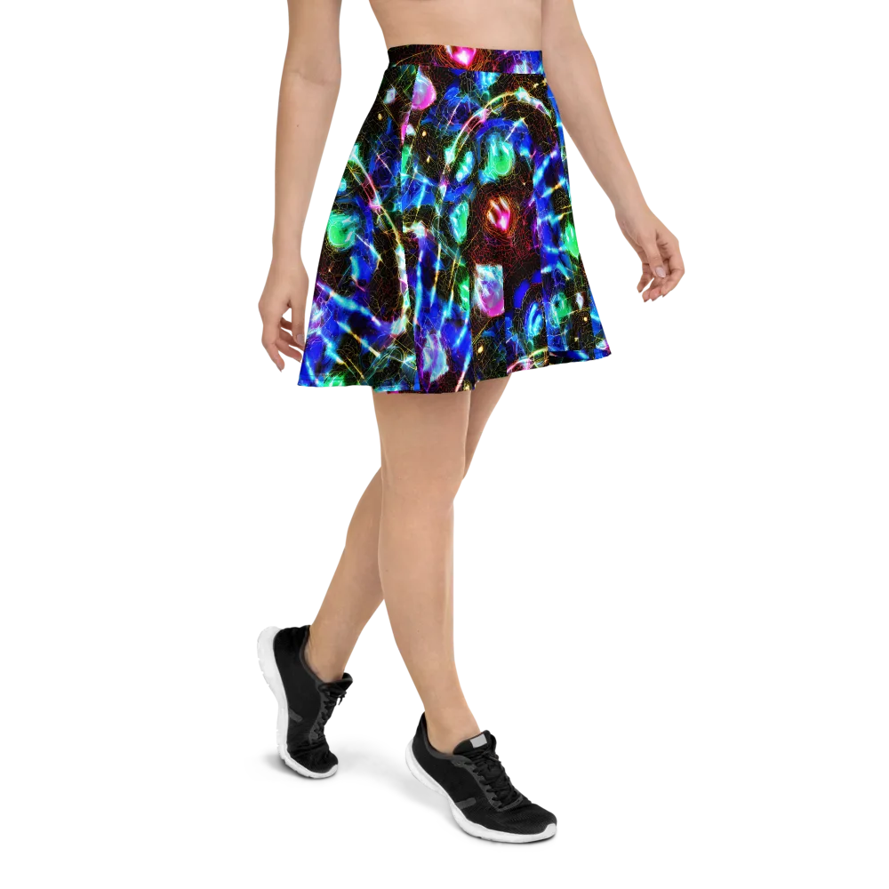 Galactic Vein on Skater Skirt — Right
