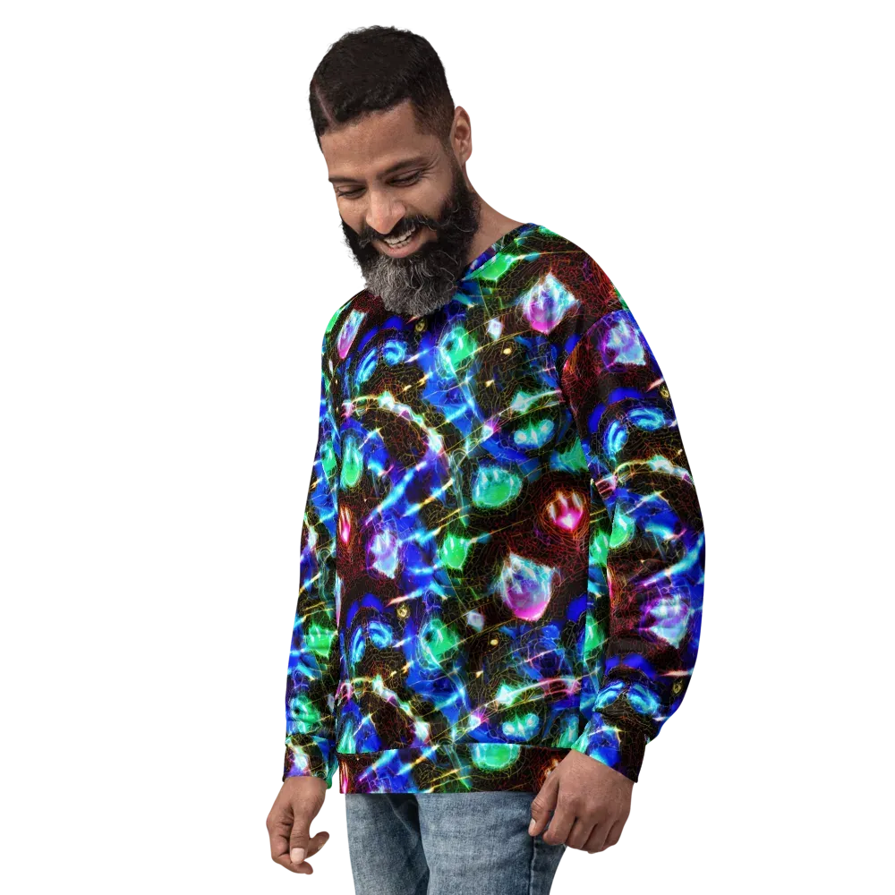 Galactic Vein on Sweatshirt — Left Front