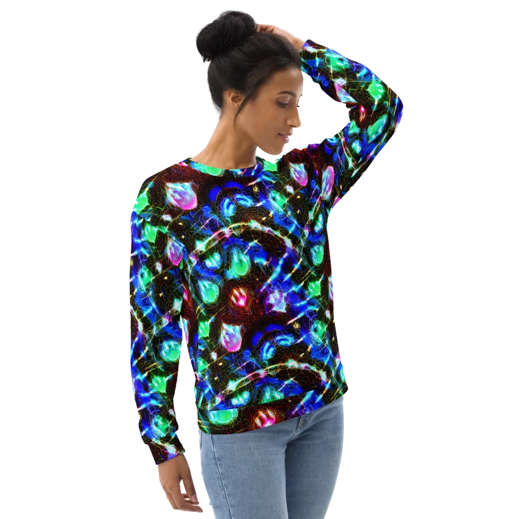 Galactic Vein on Sweatshirt — Right Front