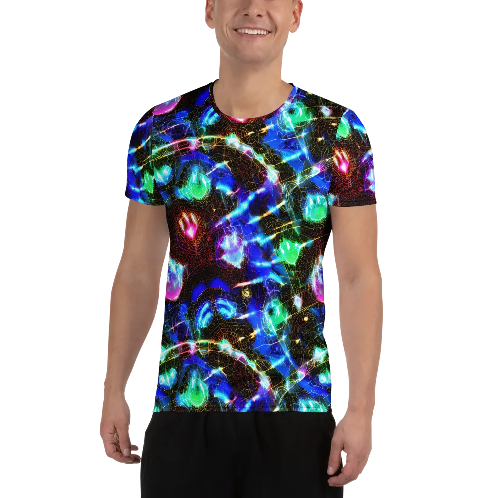 Galactic Vein on Men's Athletic T-Shirt — Front