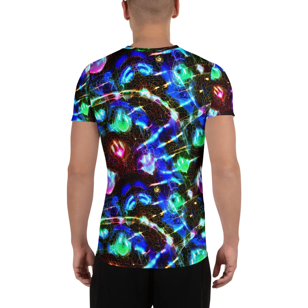 Galactic Vein on Men's Athletic T-Shirt — Back