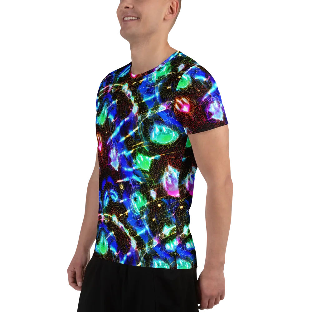 Galactic Vein on Men's Athletic T-Shirt — Left