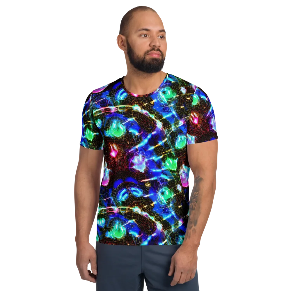 Galactic Vein on Men's Athletic T-Shirt — Front