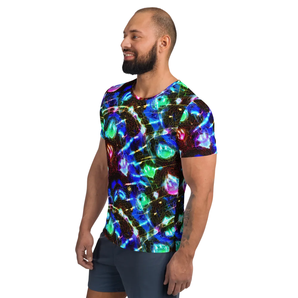 Galactic Vein on Men's Athletic T-Shirt — Left