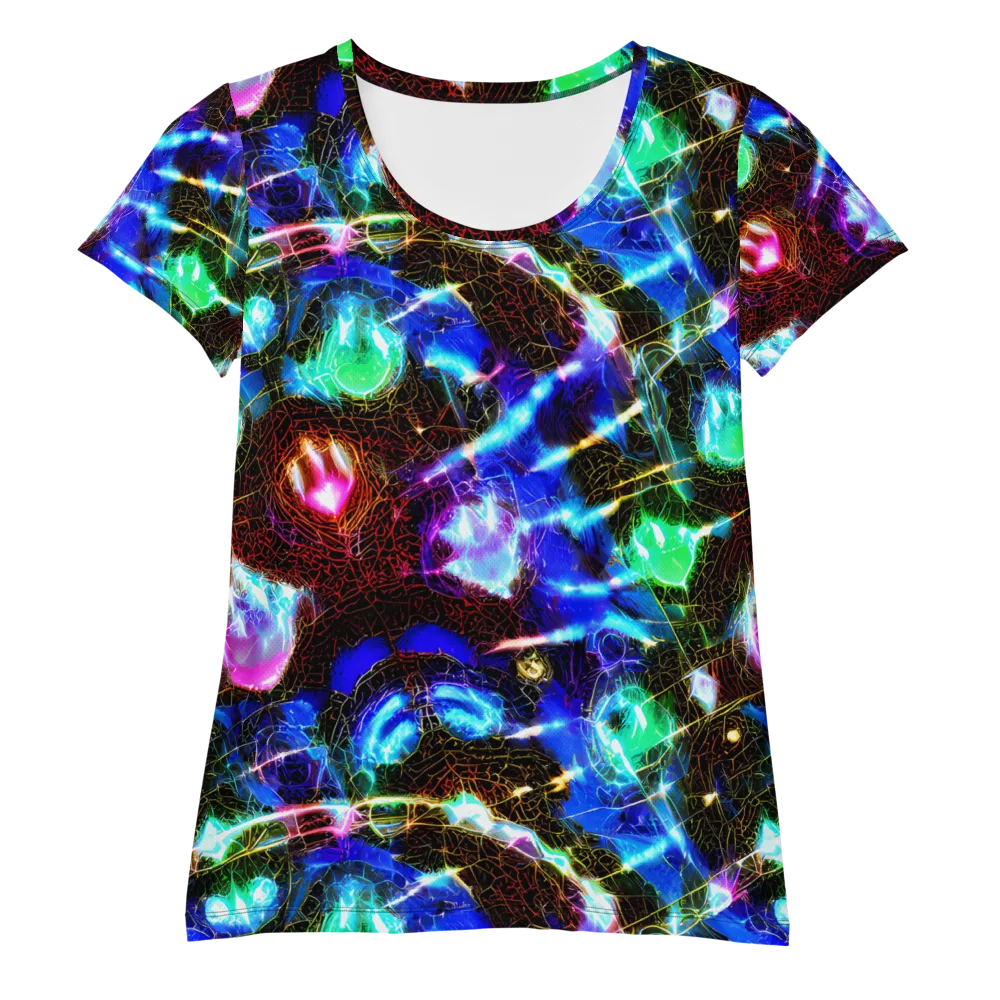 Galactic Vein on Women's Athletic T-Shirt — Front