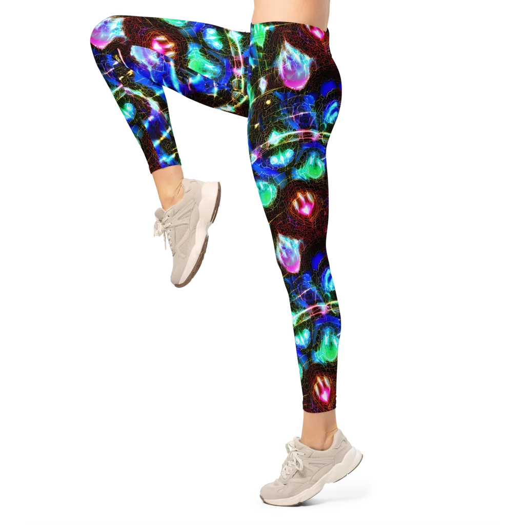 Galactic Vein on Leggings — Left