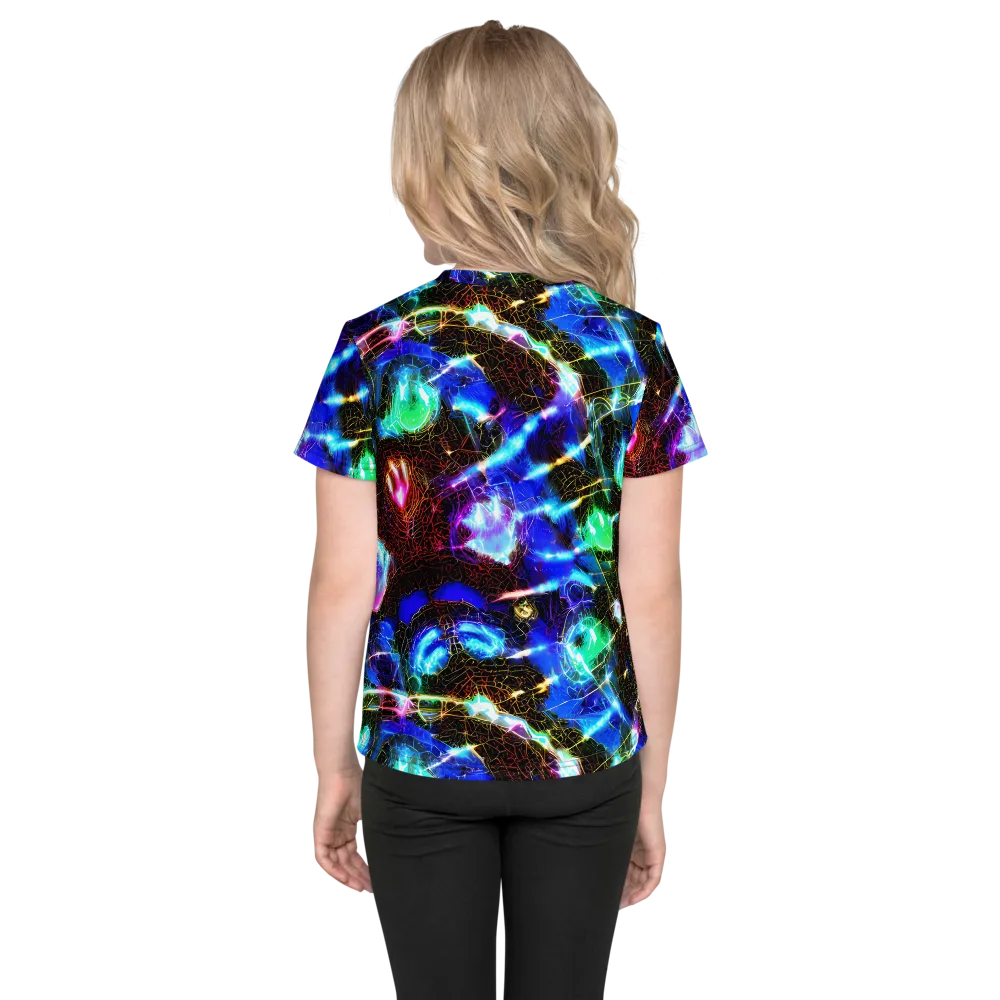 Galactic Vein on Kids Crew Neck T-Shirt — Back