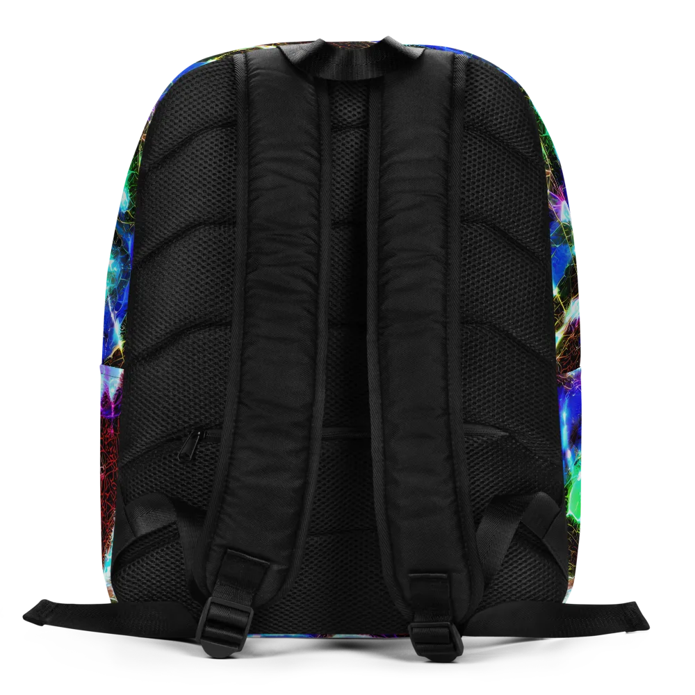 Galactic Vein on Minimalist Backpack — Back