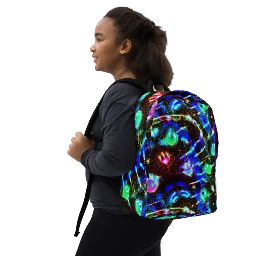 Galactic Vein on a Minimalist Backpack