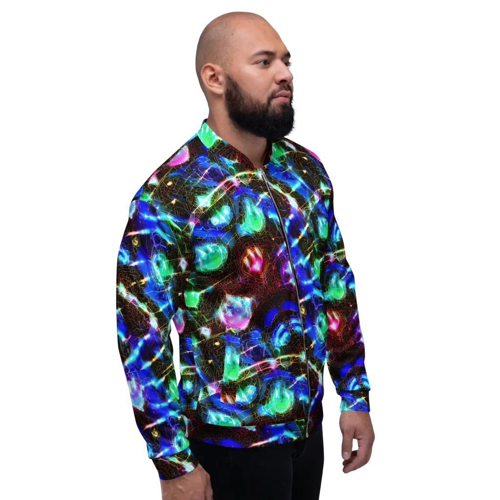 Galactic Vein on Bomber Jacket — Right