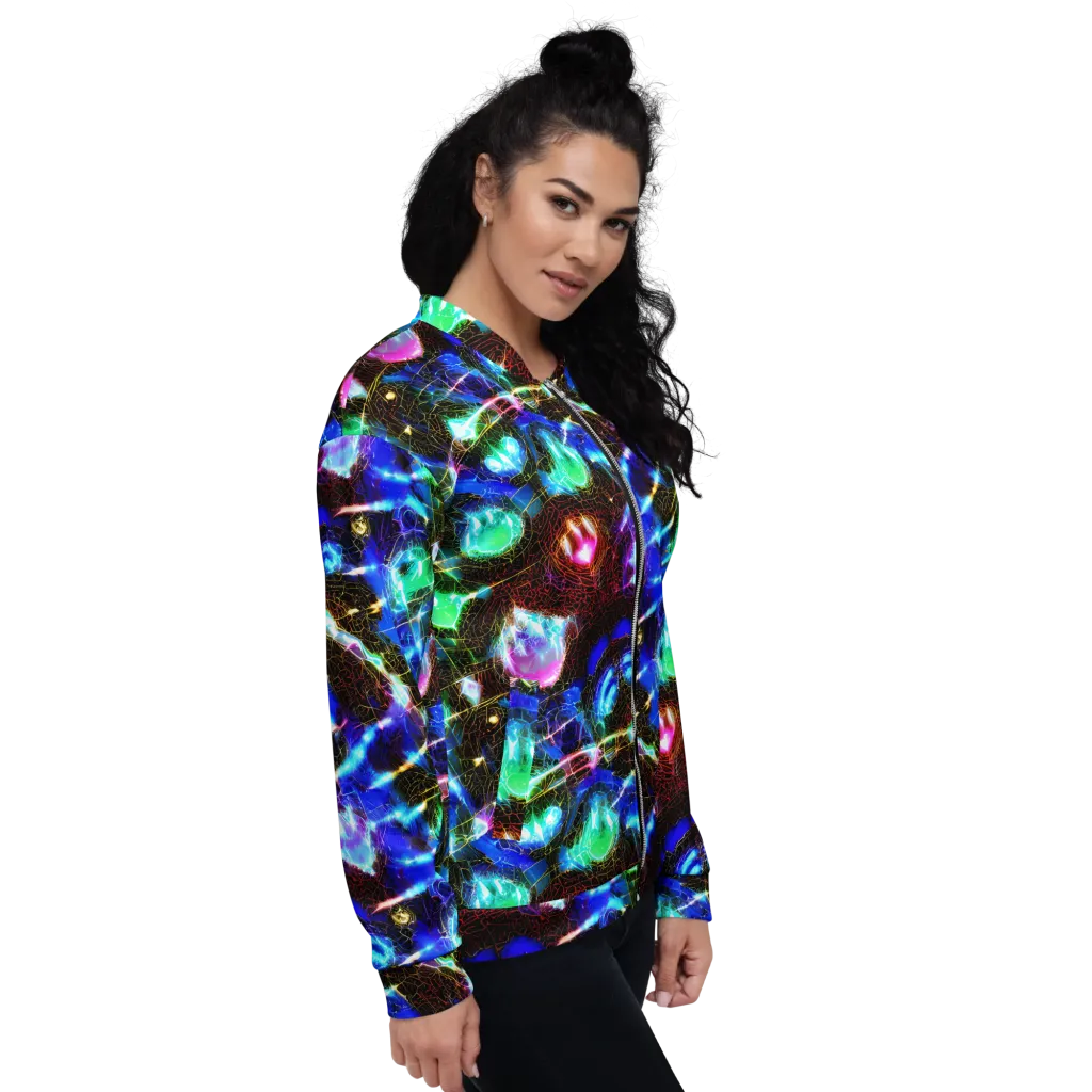Galactic Vein on Bomber Jacket — Right