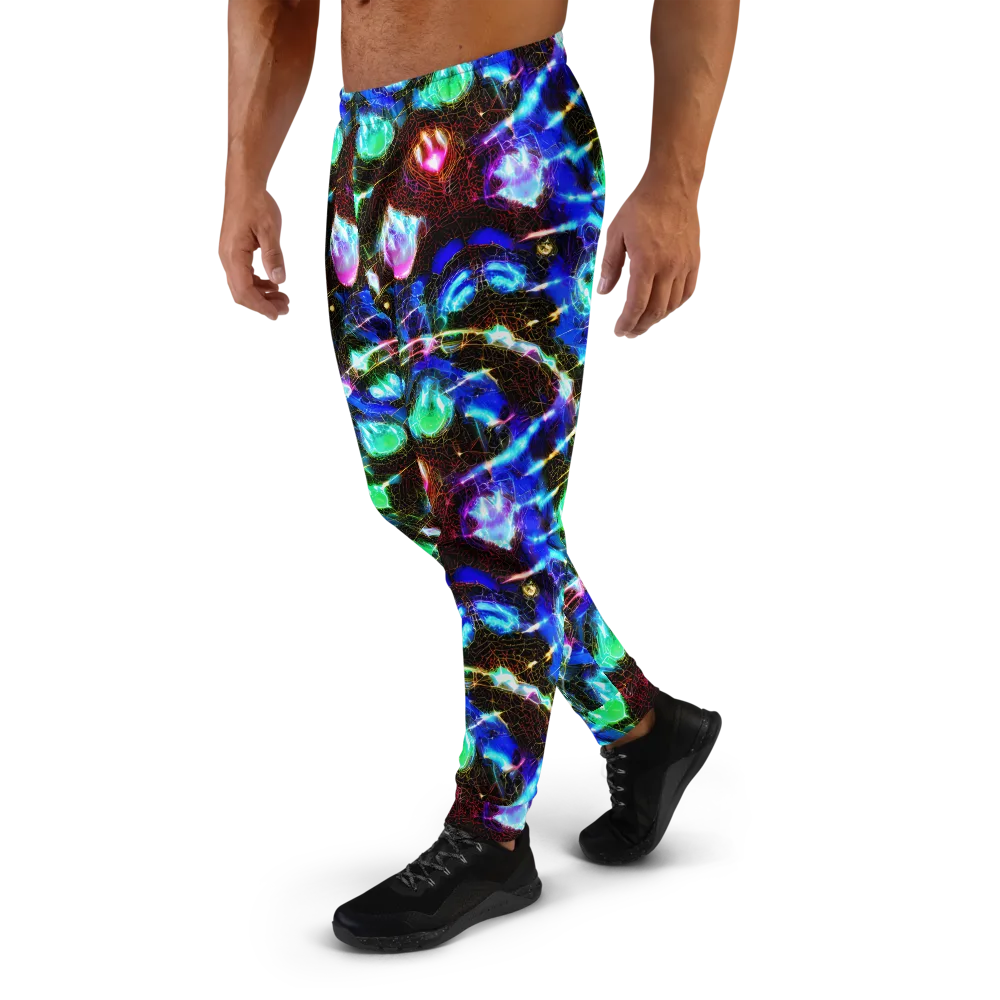 Galactic Vein on Men's Joggers — Left