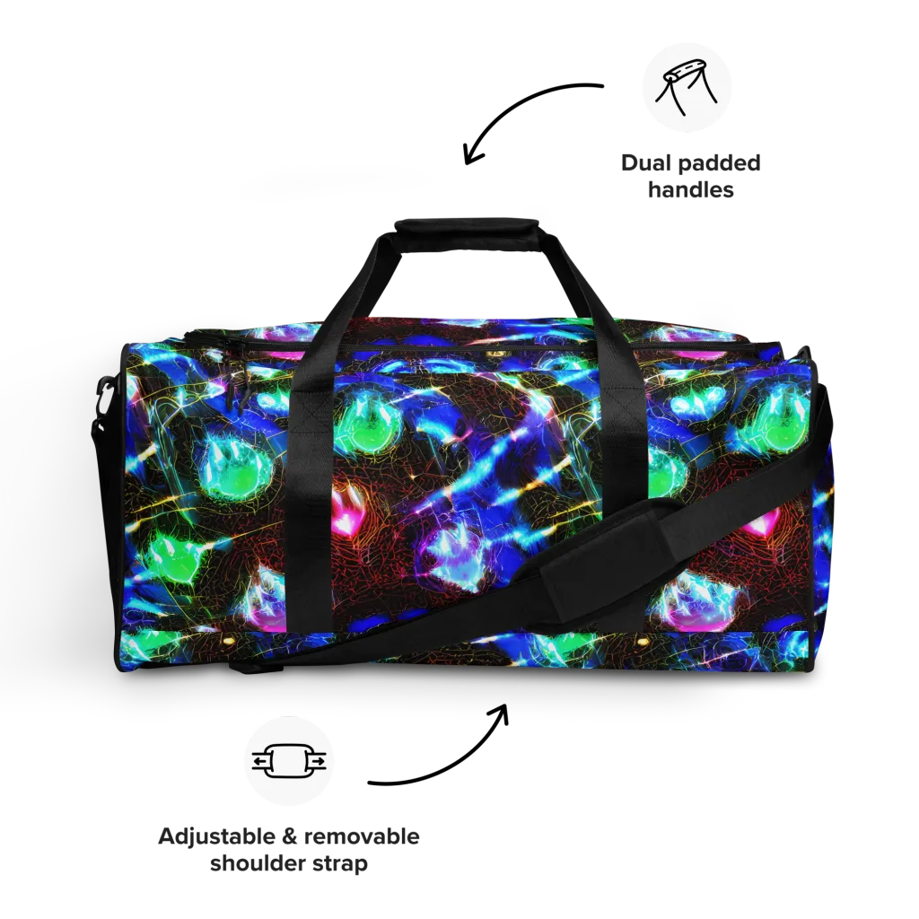 Galactic Vein on Duffle Bag — Front