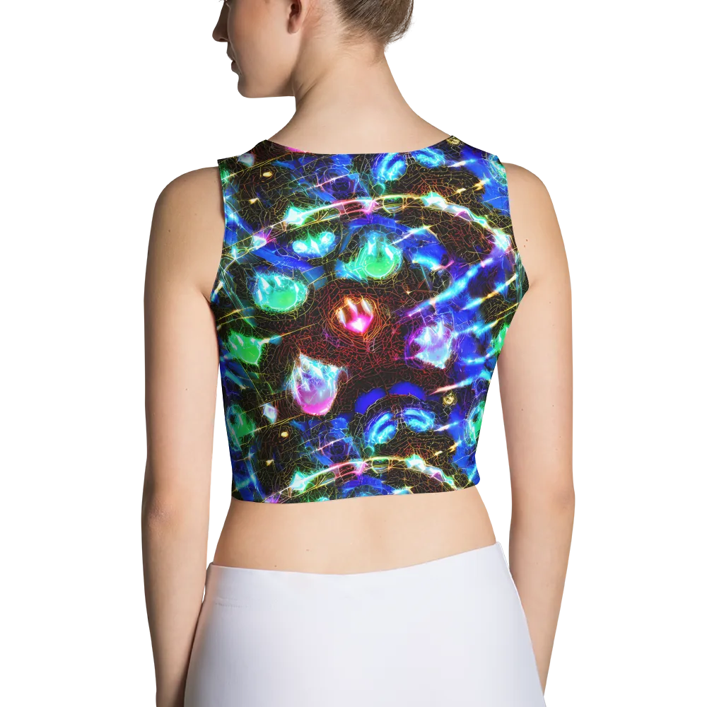 Galactic Vein on Crop Top — Back