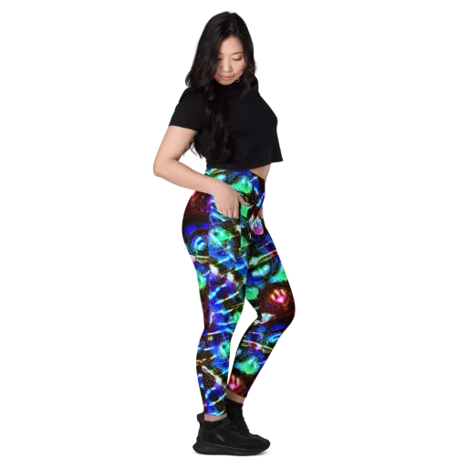 Galactic Vein on a Leggings with Pockets