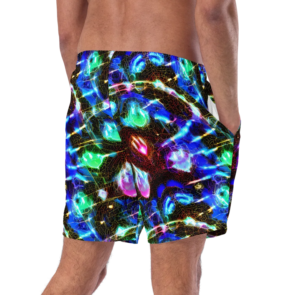 Galactic Vein on Swim Trunks — Right Back