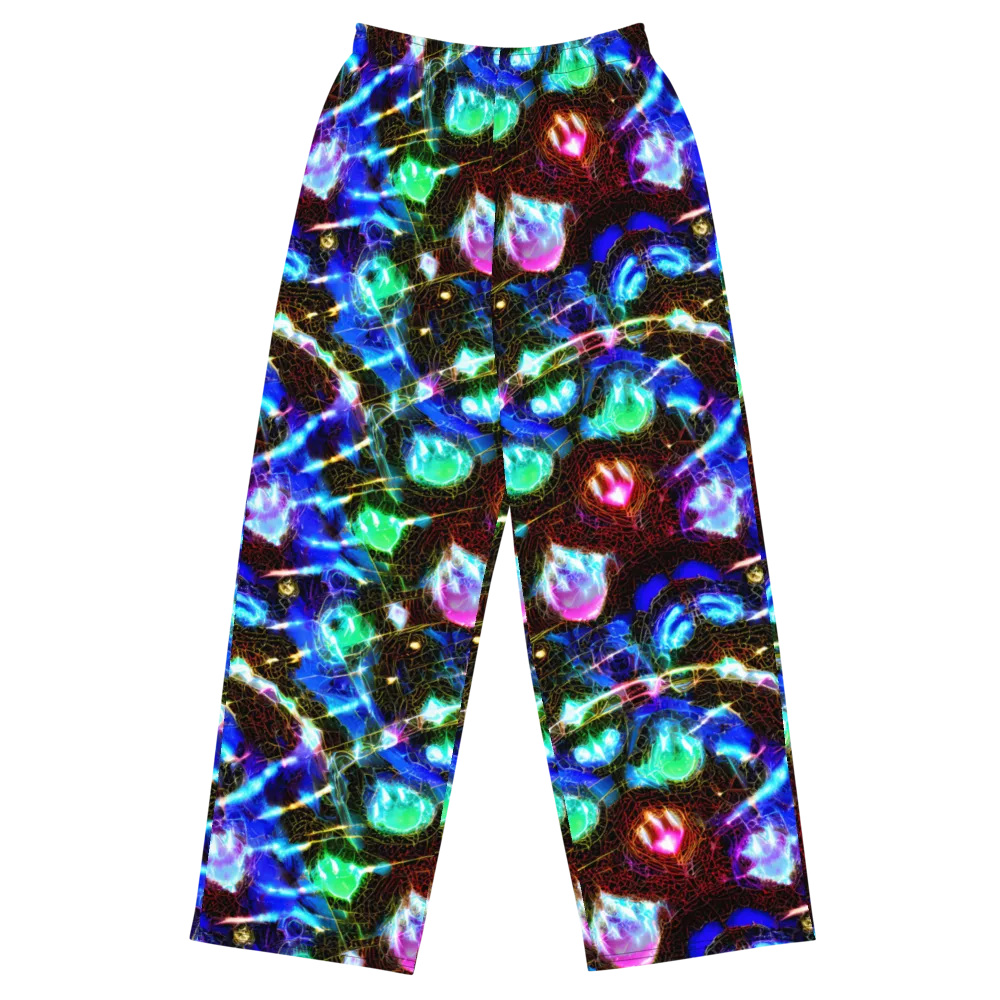 Galactic Vein on Wide-Leg Pants — Front