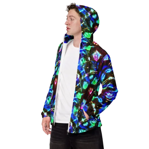 Galactic Vein on a Men's Windbreaker