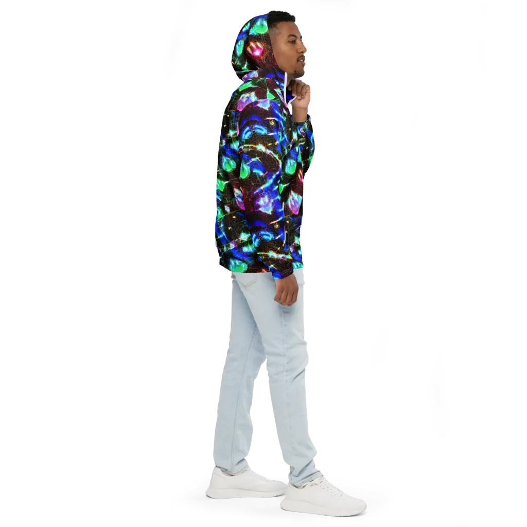 Galactic Vein on Men's Windbreaker — Right