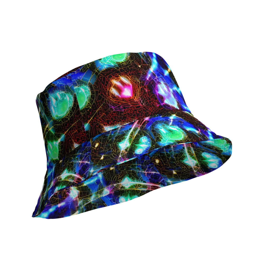 Galactic Vein on Reversible Bucket Hat — Product details Outside