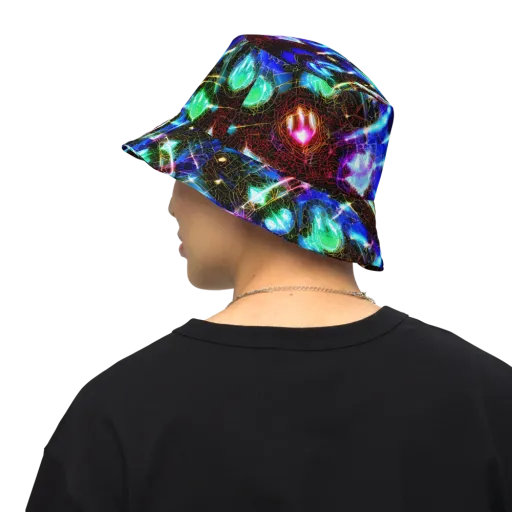 Galactic Vein on a Reversible Bucket Hat