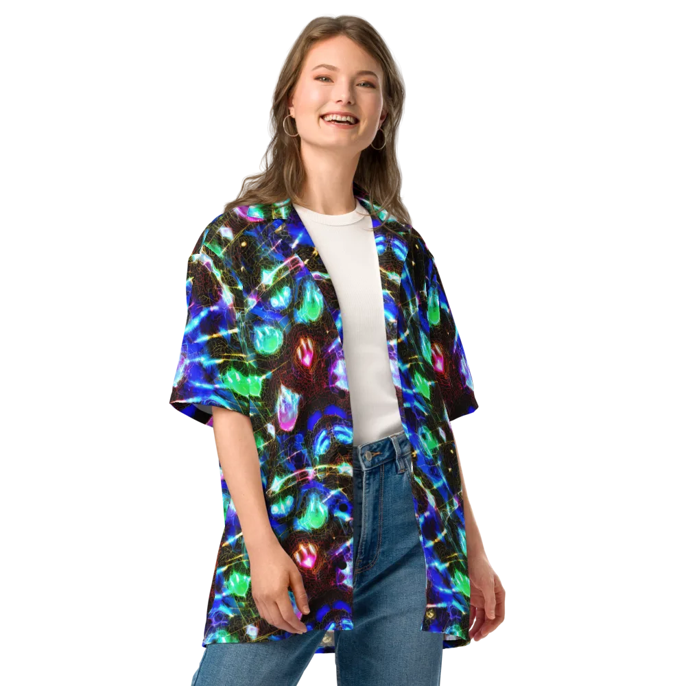 Galactic Vein on Button Shirt — Front