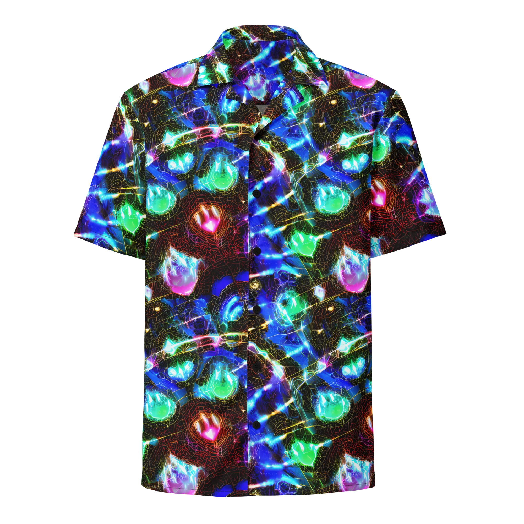 Galactic Vein on Button Shirt — Front
