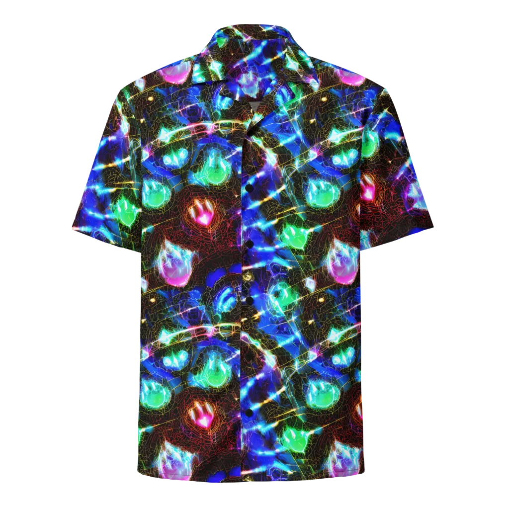Galactic Vein on Button Shirt — Front